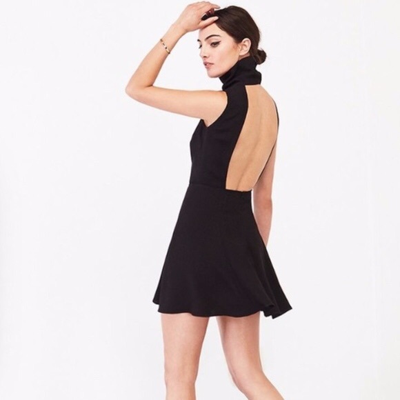 reformation backless dress